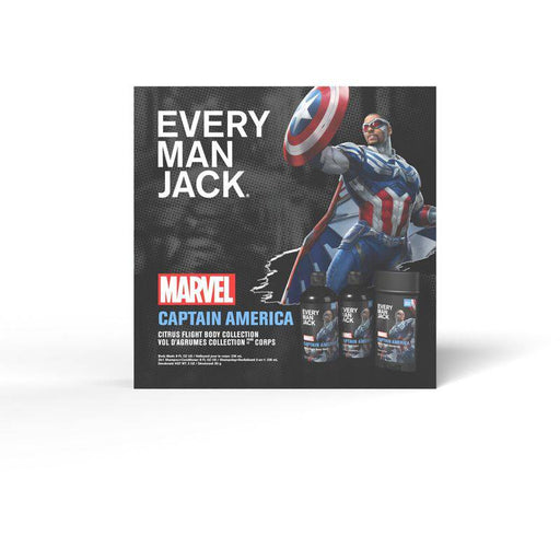 Every Man Jack Marvel Captain America Gift Set - Home & Well