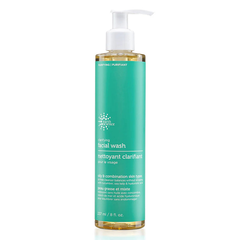 EARTH SCIENCE Clarifying Facial Wash - gel facial cleanser - Home & Well 