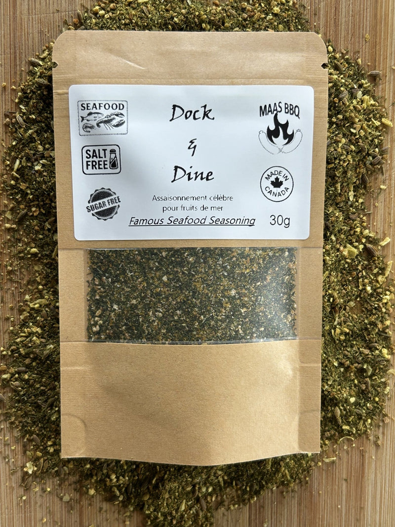 Dock and Dine Famous Salmon Rub – Salt Free