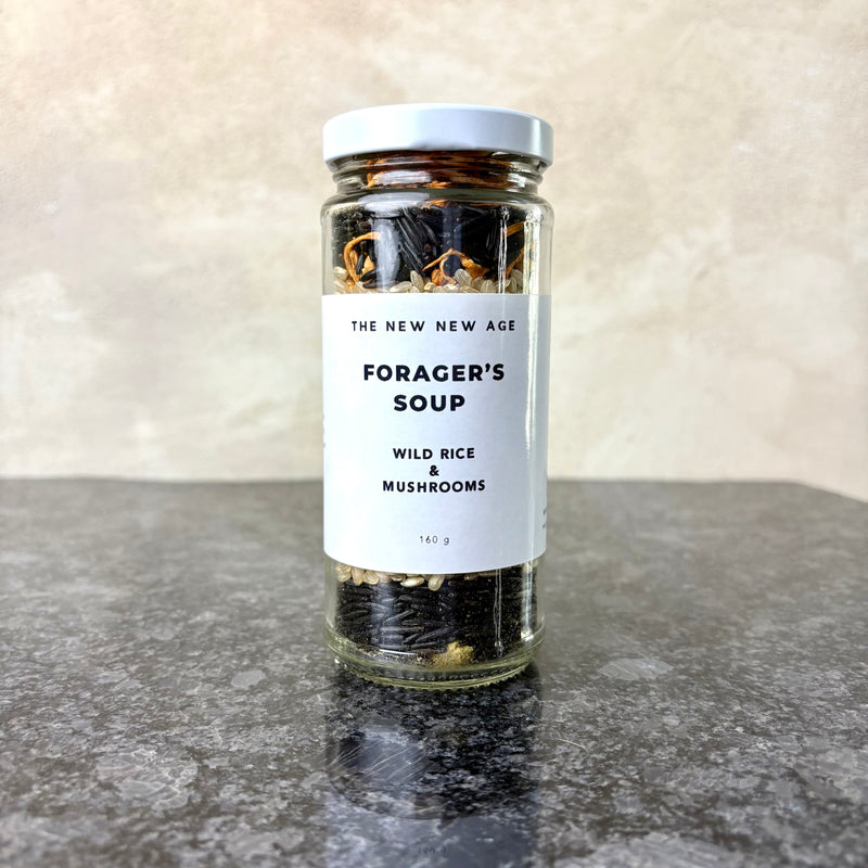 FORAGER’S SOUP: WILD RICE AND MUSHROOMS