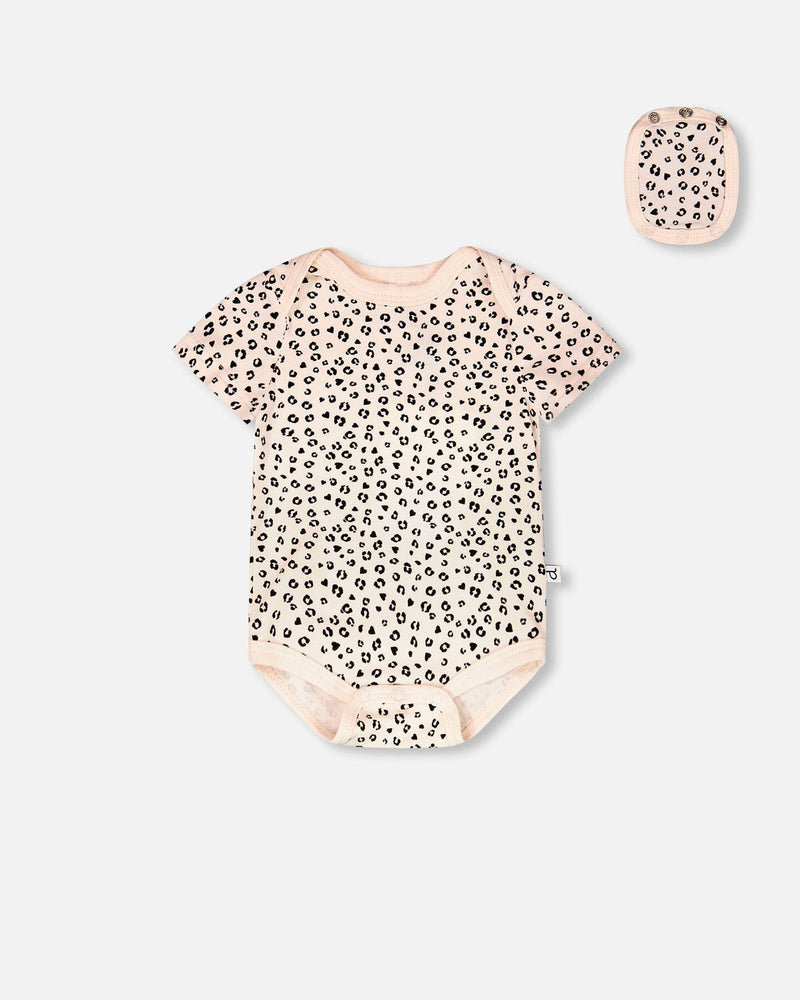 Evolutive Organic Cotton Jersey 3 Pack Onesie Peach