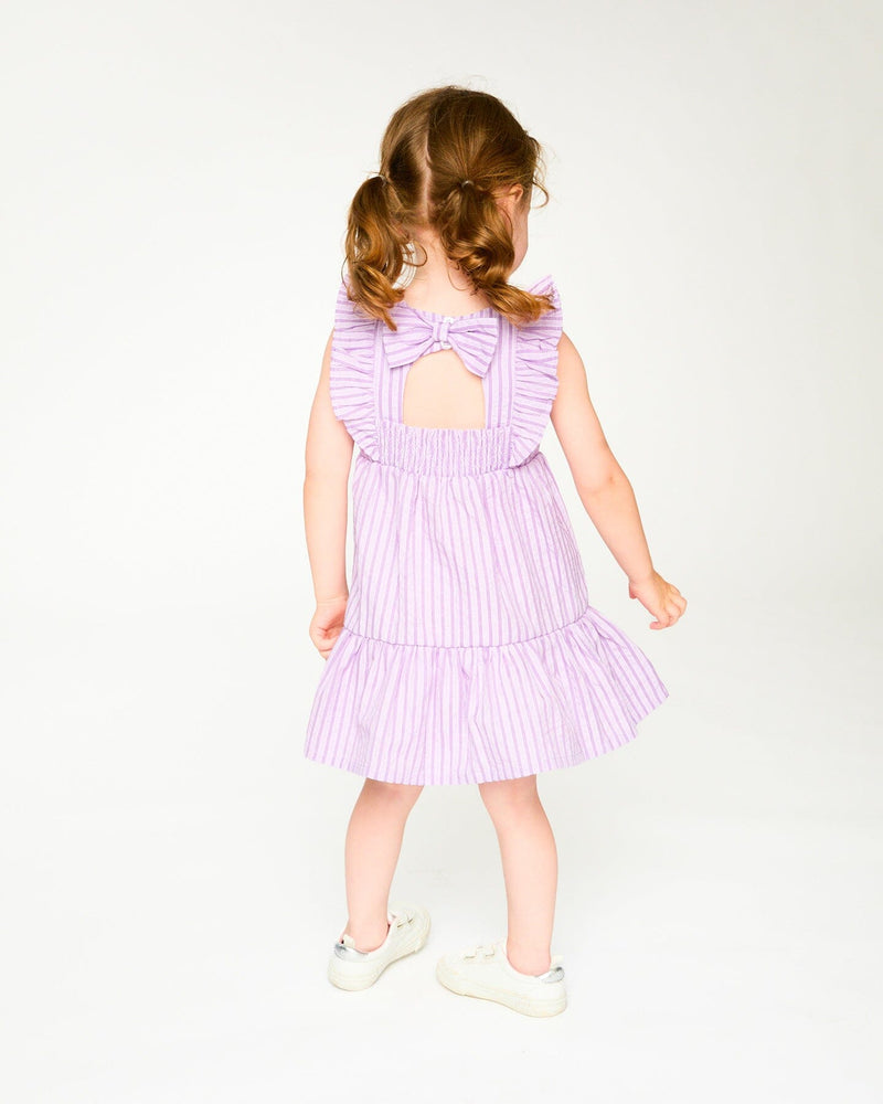 Striped Dress Lavender