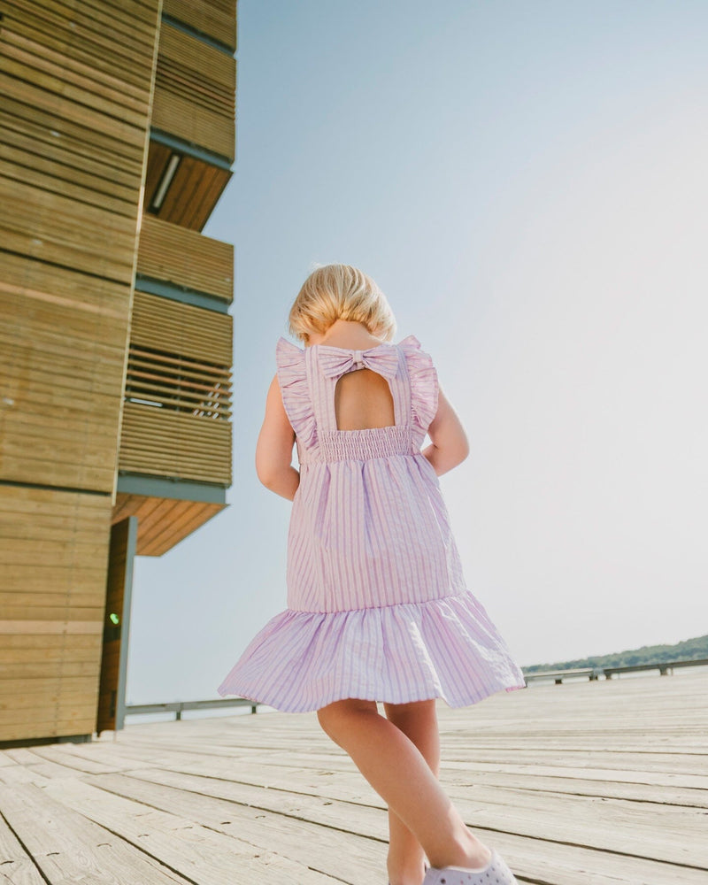 Striped Dress Lavender