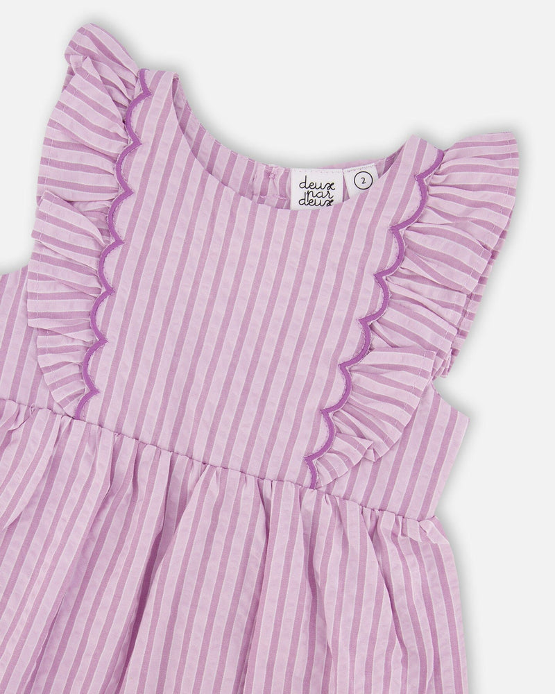 Striped Dress Lavender