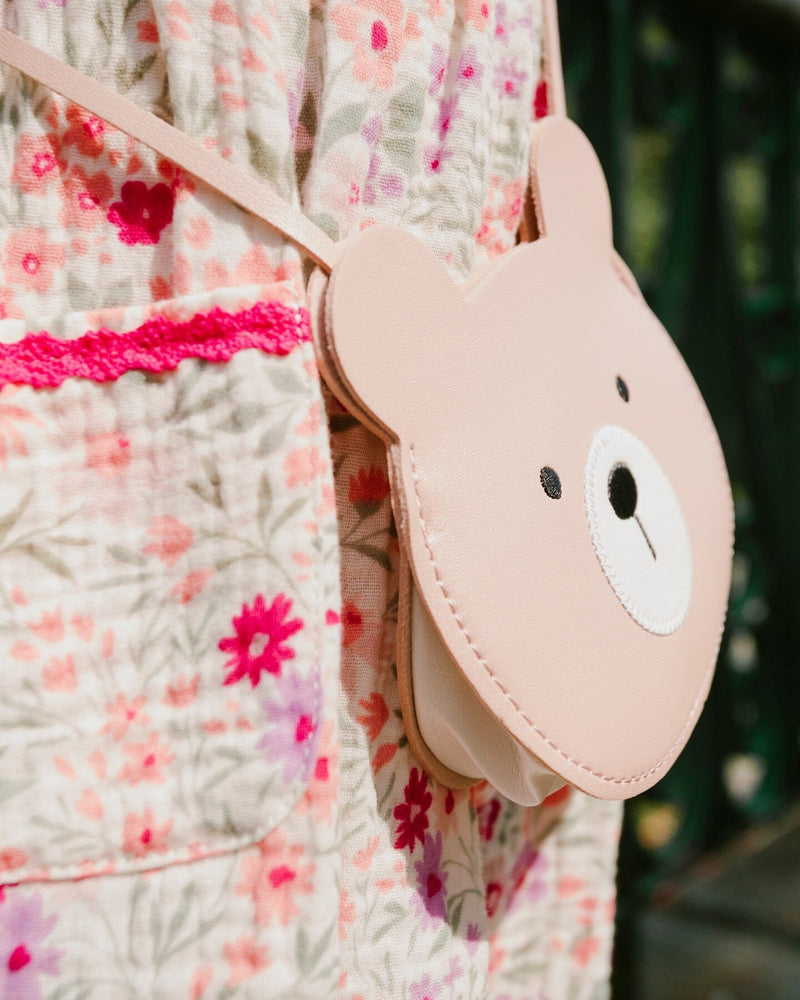 Teddy Bear Bag Dusty Pink