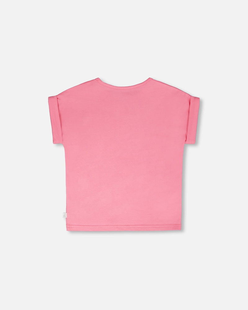 Organic Cotton Jersey T-Shirt Pink