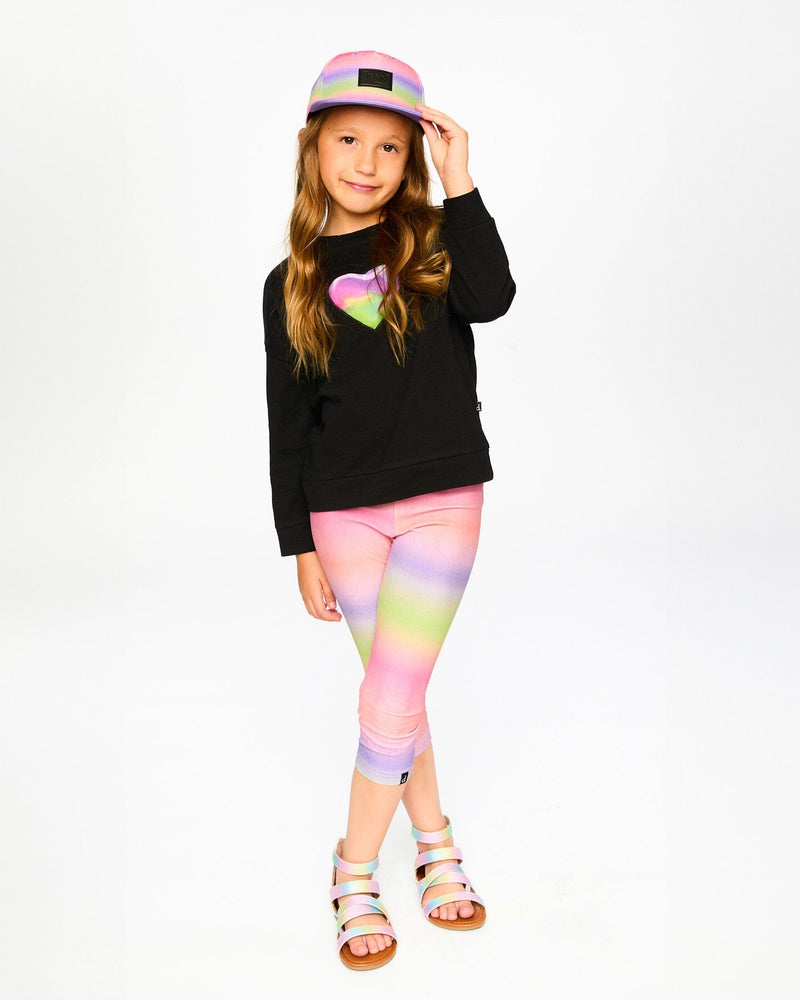 Organic Cotton Jersey Long Sleeve T-Shirt Black