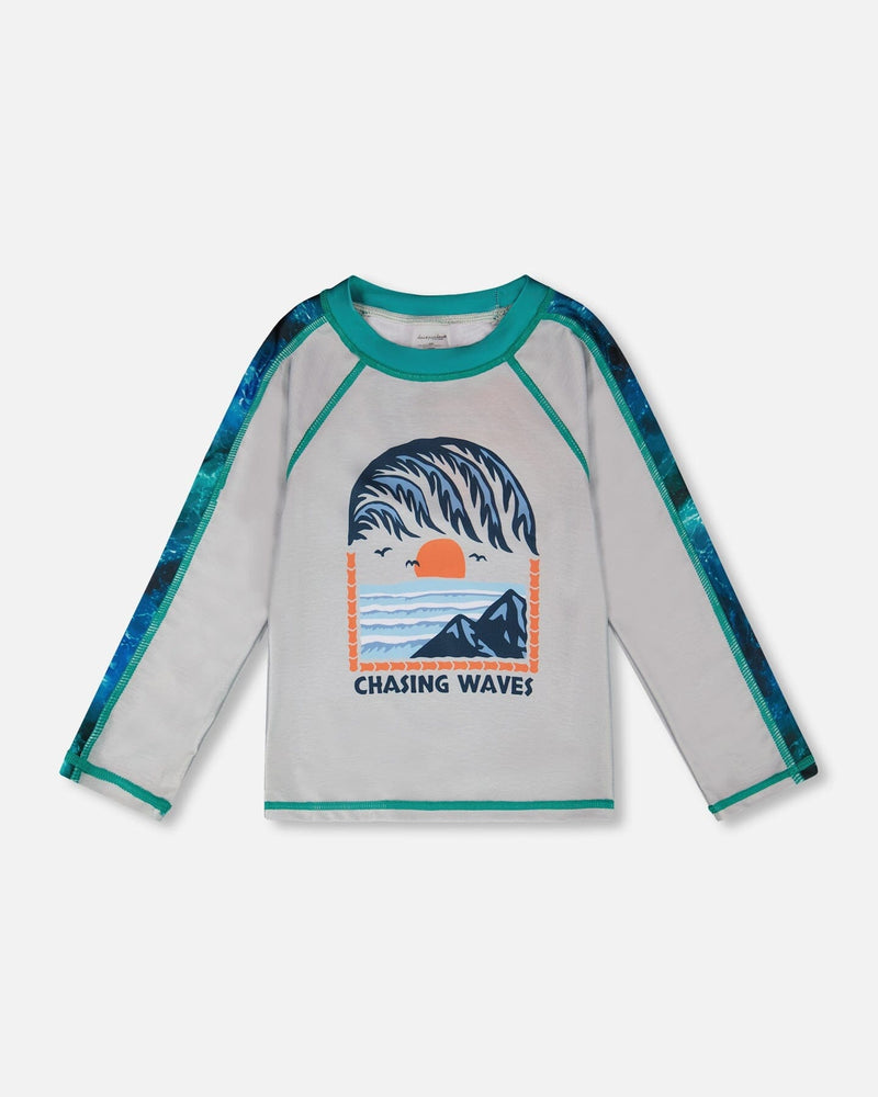 Long Sleeve Rashguard Pale Gray