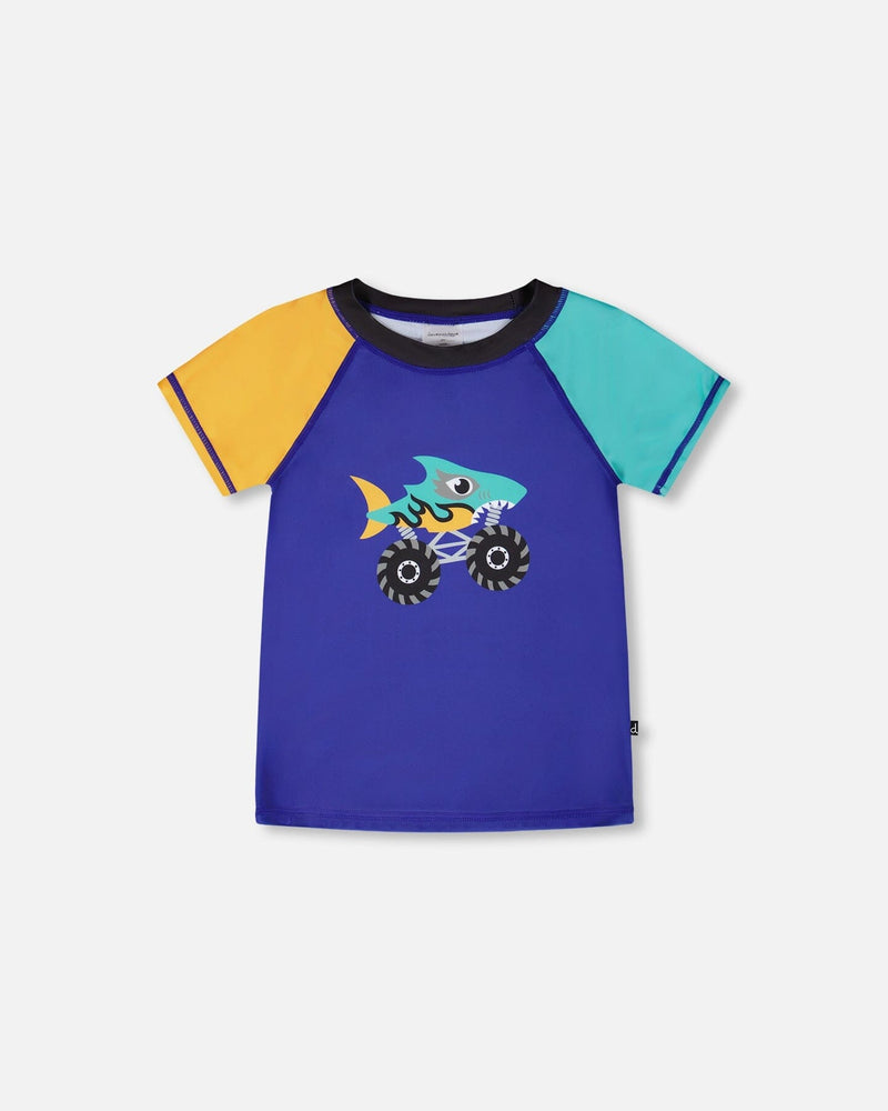 Short Sleeve Rashguard Ultramarine Blue