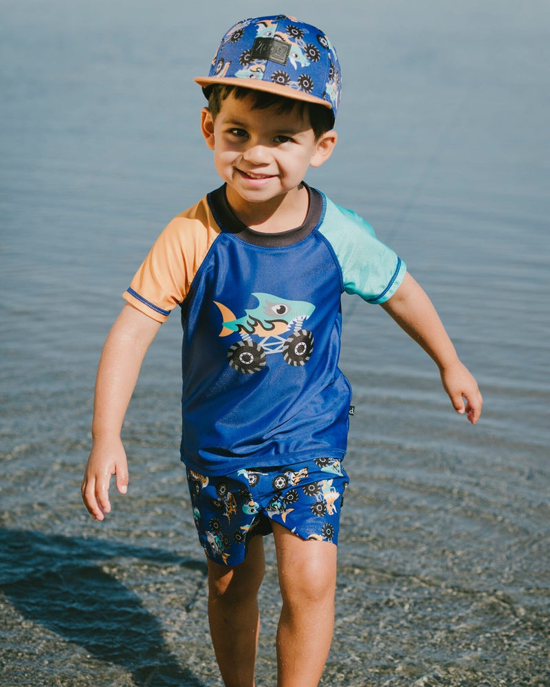 Short Sleeve Rashguard Ultramarine Blue