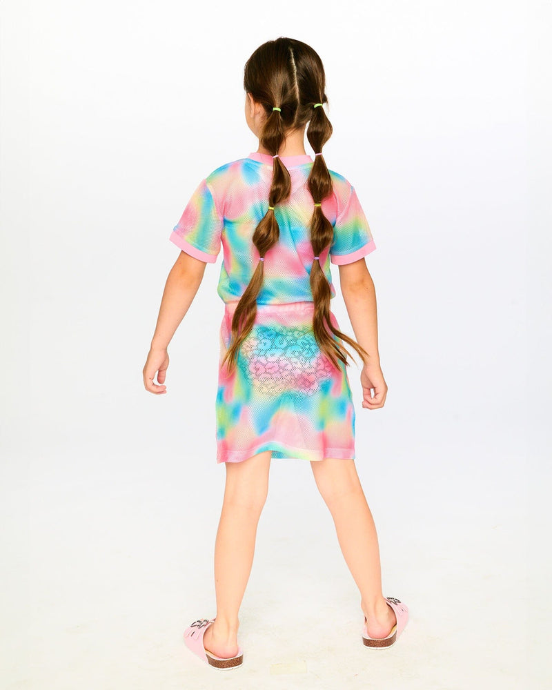 Mesh Beach Dress Multicolor