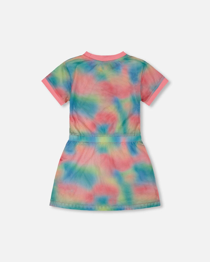 Mesh Beach Dress Multicolor