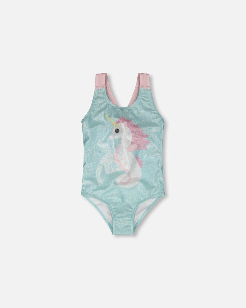 One-Piece Swimsuit Aqua