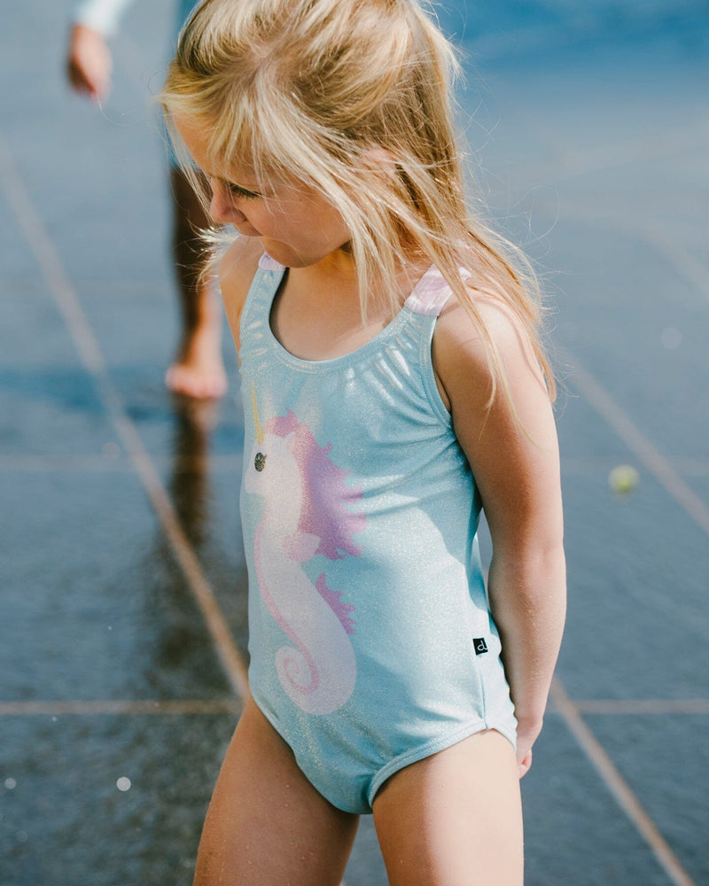 One-Piece Swimsuit Aqua