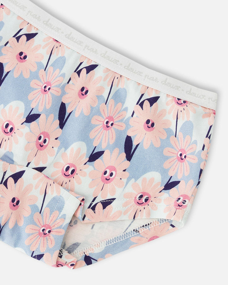 Printed Boyshort Panties (Pack Of 3) In Organic Cotton
