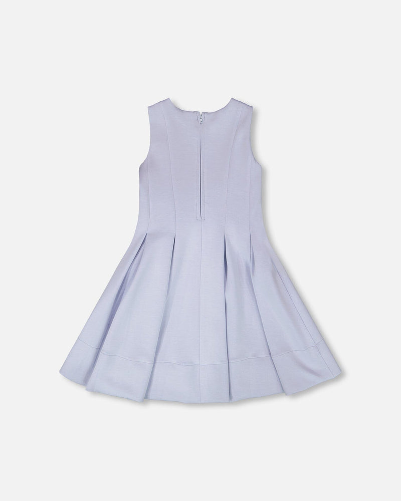 Sleeveless Neoprene Dress Lavender