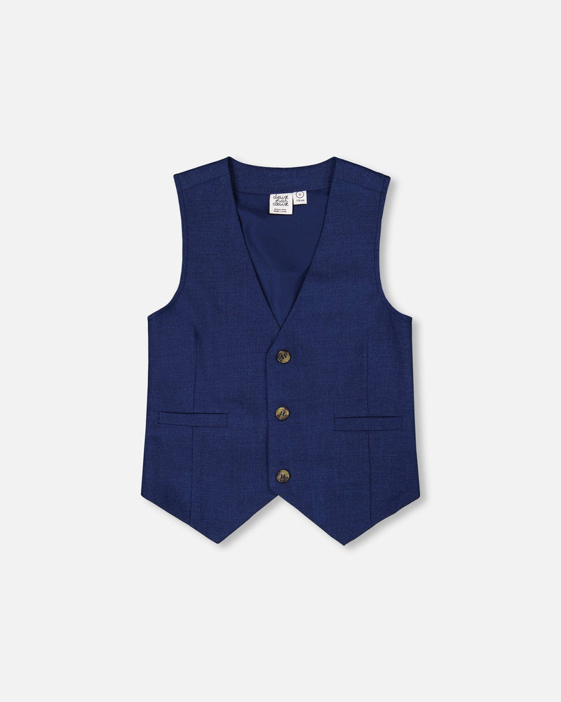 Elegant Vest Blue