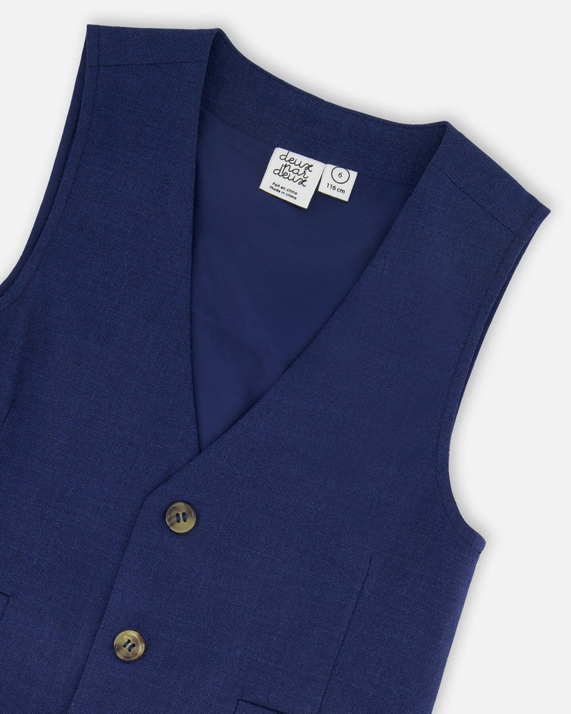 Elegant Vest Blue