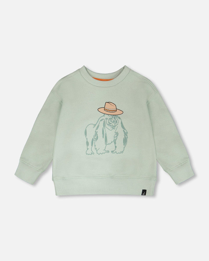 French Terry Sweatshirt Mint Green