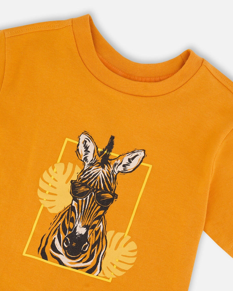 Organic Cotton Short Sleeve T-Shirt Orange