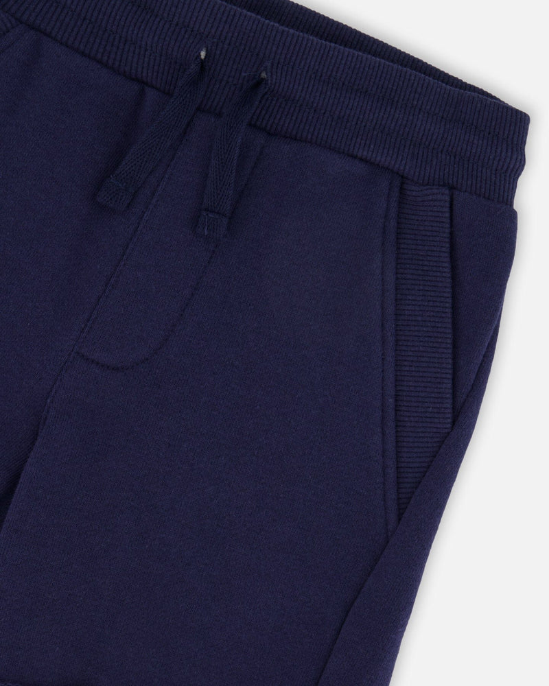 French Terry Shorts Dark Blue