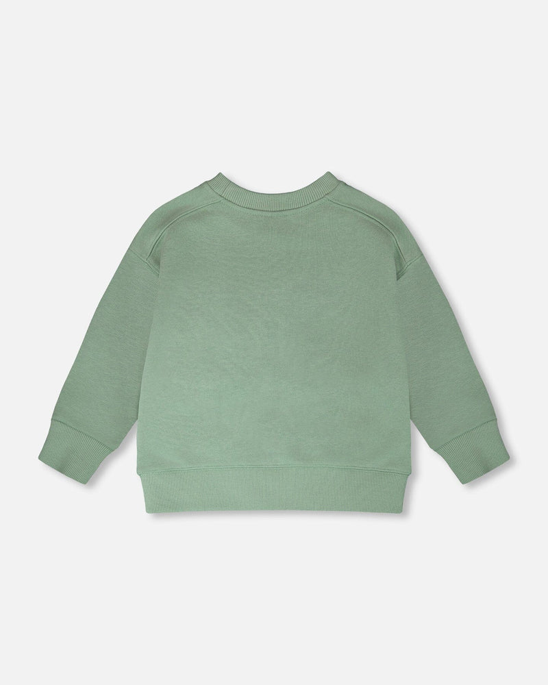 French Terry Sweatshirt Pale Green