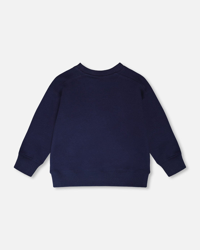 French Terry Sweatshirt Dark Blue