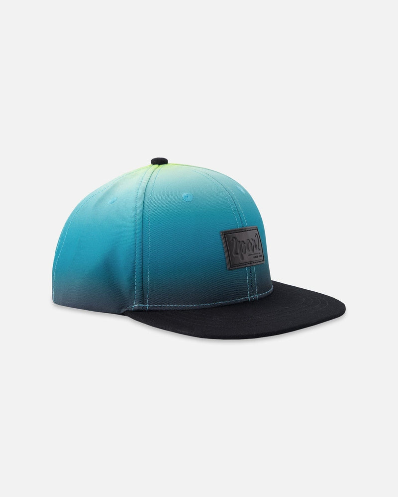 Cap Lime To Black Gradient
