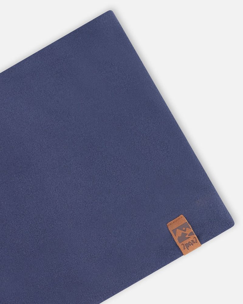 Stretch Jersey Neck Tube Navy Blue