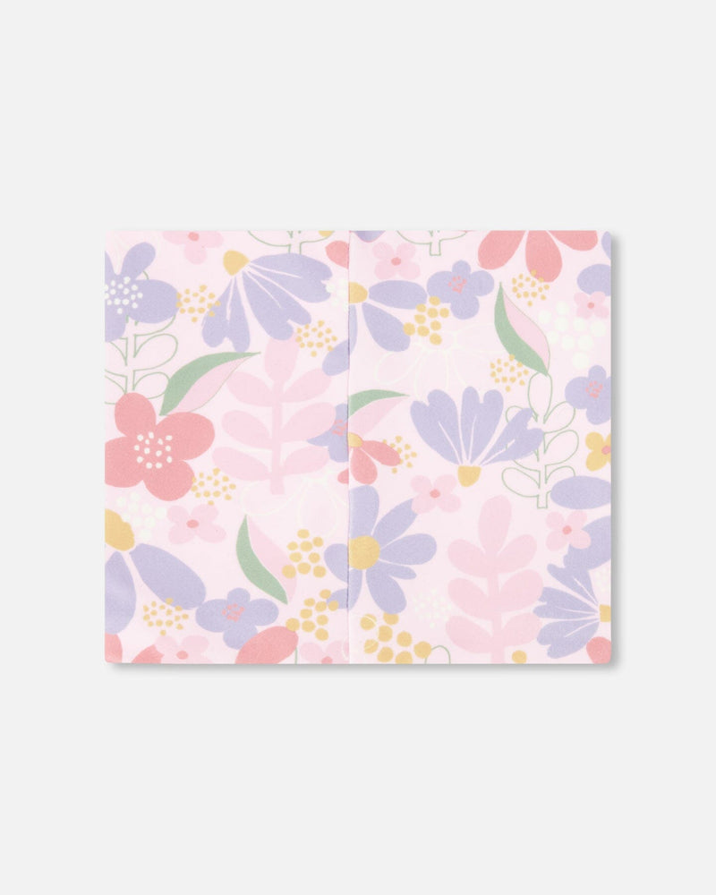 Stretch Jersey Neck Tube Pink Flower Print