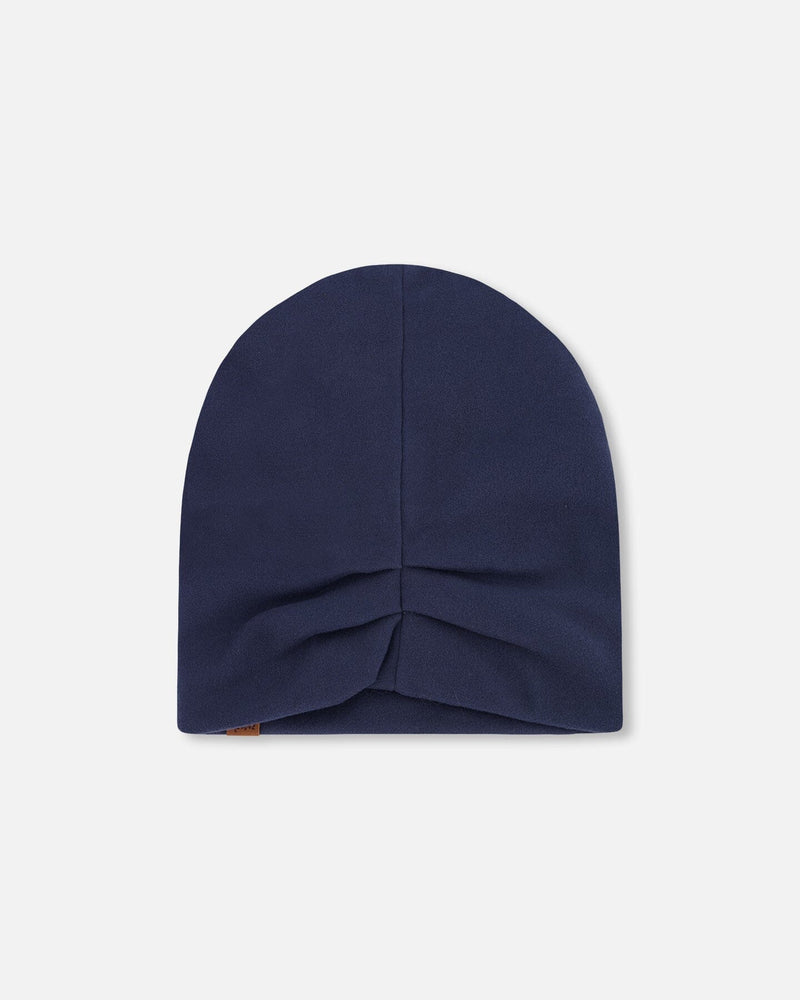 Stretch Jersey Beanie Navy Blue