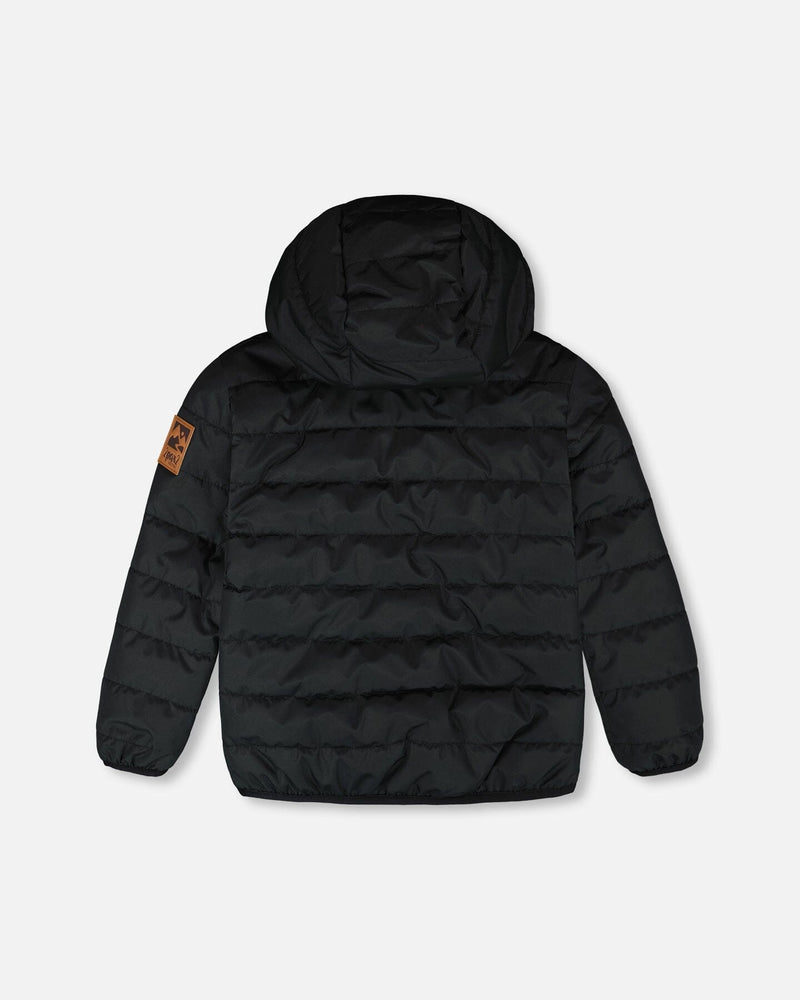 Quilted Mid-Season Jacket Black