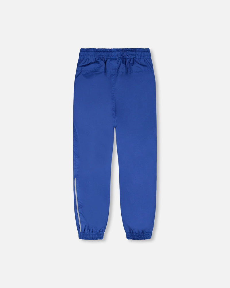 Two-Piece Mid-Season Outerwear Set Blue And Brown Gradient
