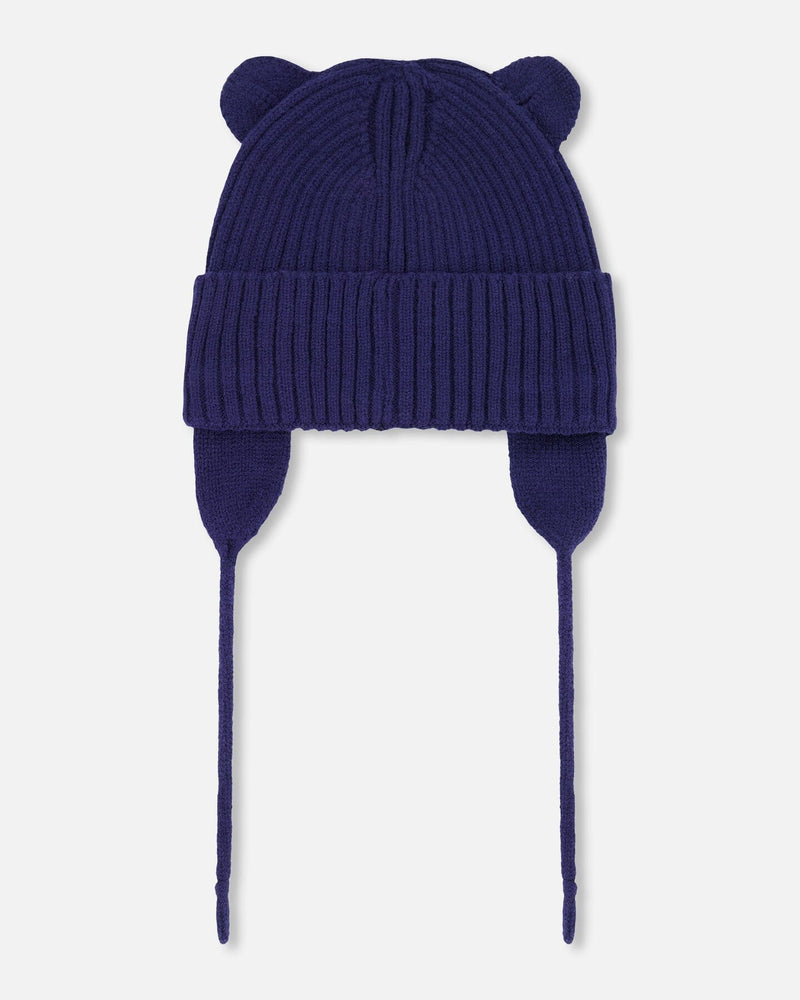 Baby Knit Hat Navy Blue