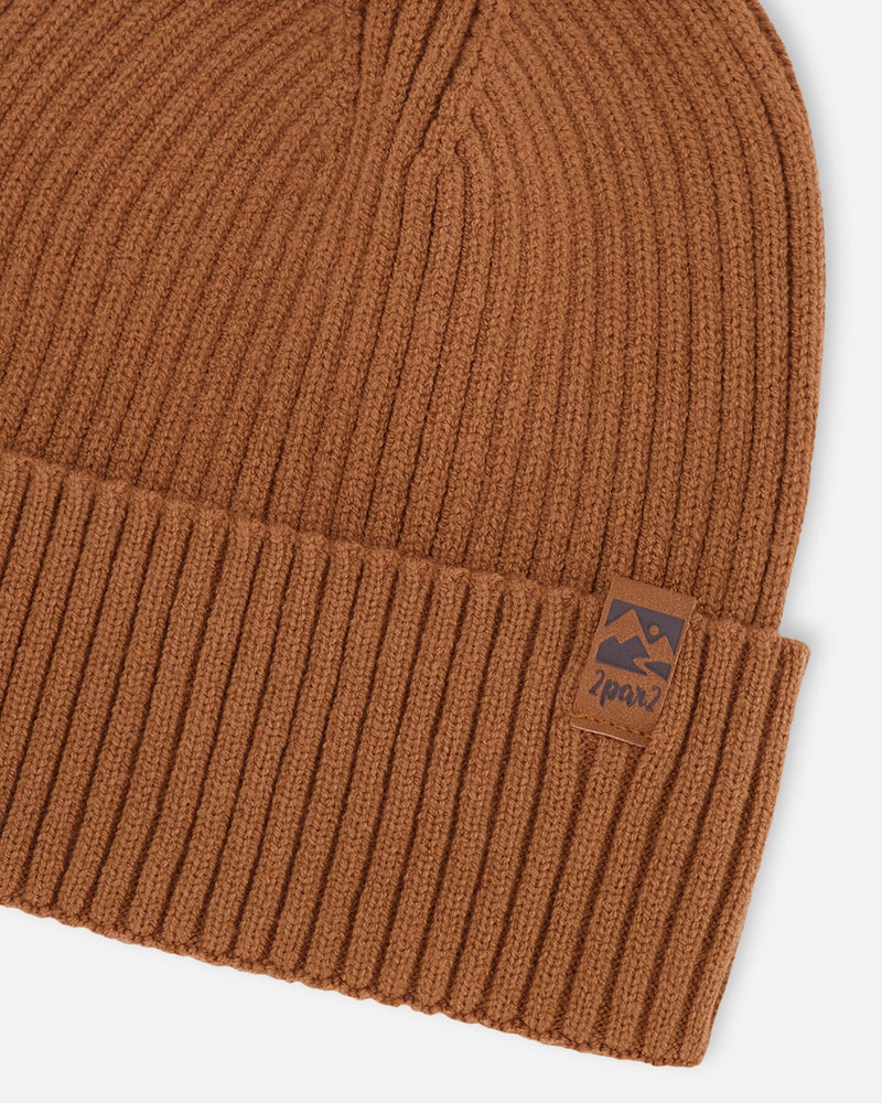 Knit Hat Brown