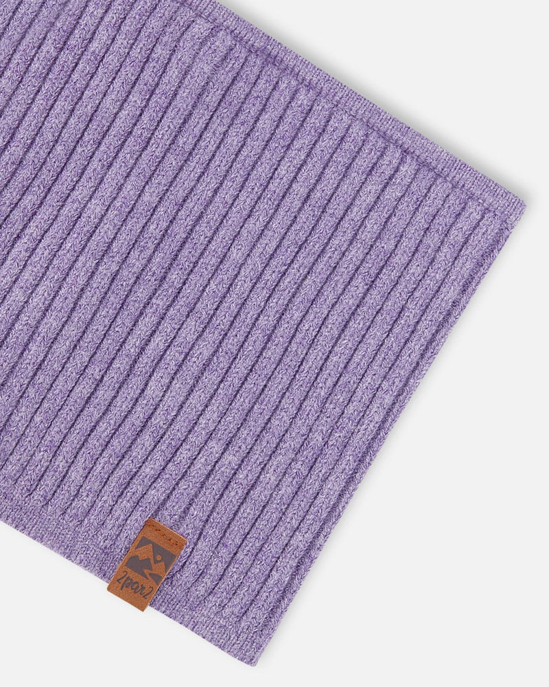 Knit Neckwarmer Lavender