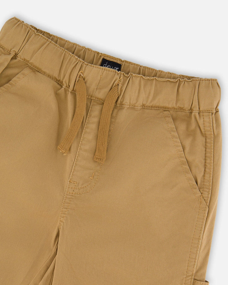 Stretch Twill Carpenter Pants Beige