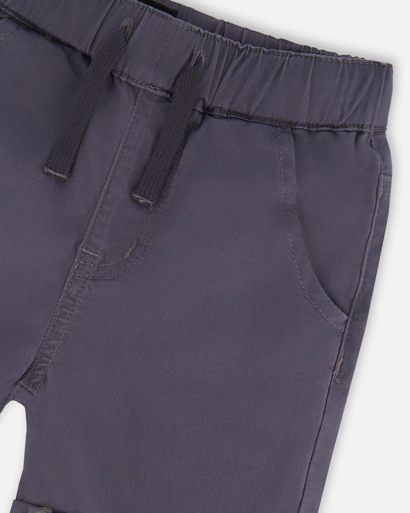 Stretch Twill Shorts Grey