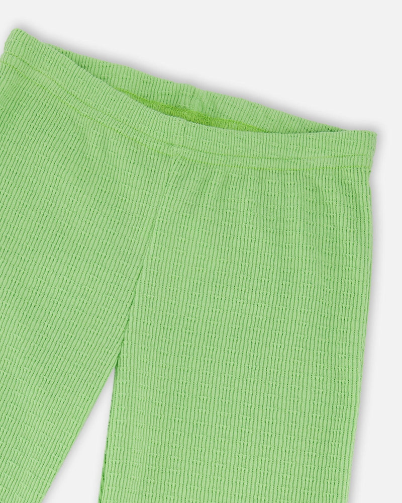 Crinkle Jersey Leggings Mint Green