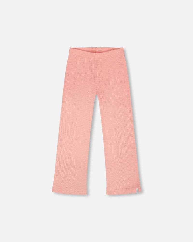 Crinkle Jersey Leggings Peach Pink