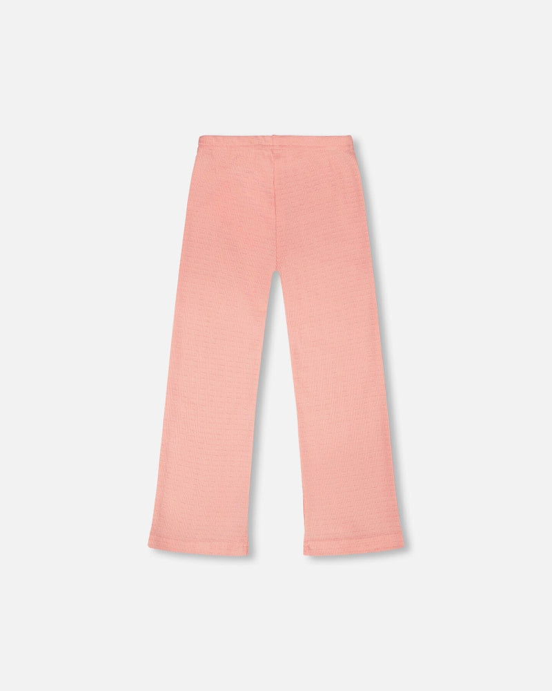 Crinkle Jersey Leggings Peach Pink