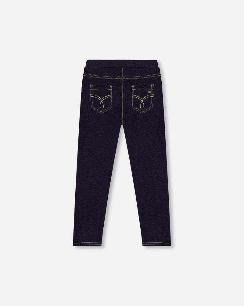 Navy Blue Denim Jeggings