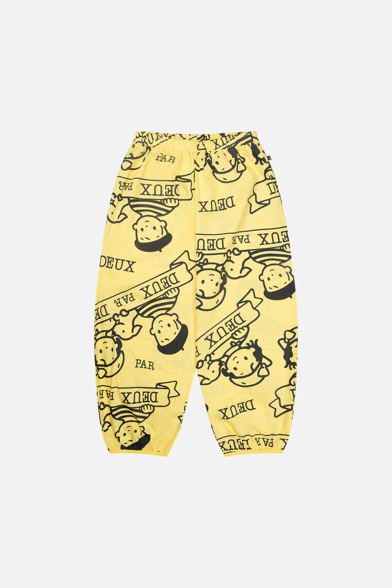 40Th Anniversary Adult Printed Poplin Pant Honey Yellow