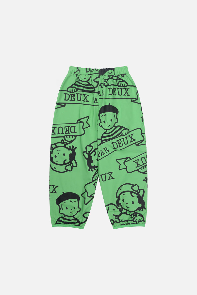 40Th Anniversary Printed Poplin Pant Green