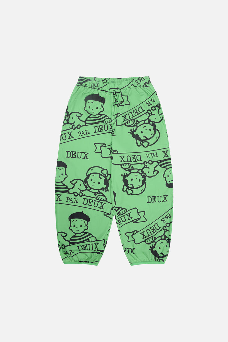 40th Anniversary Adult Printed Poplin Pant Green