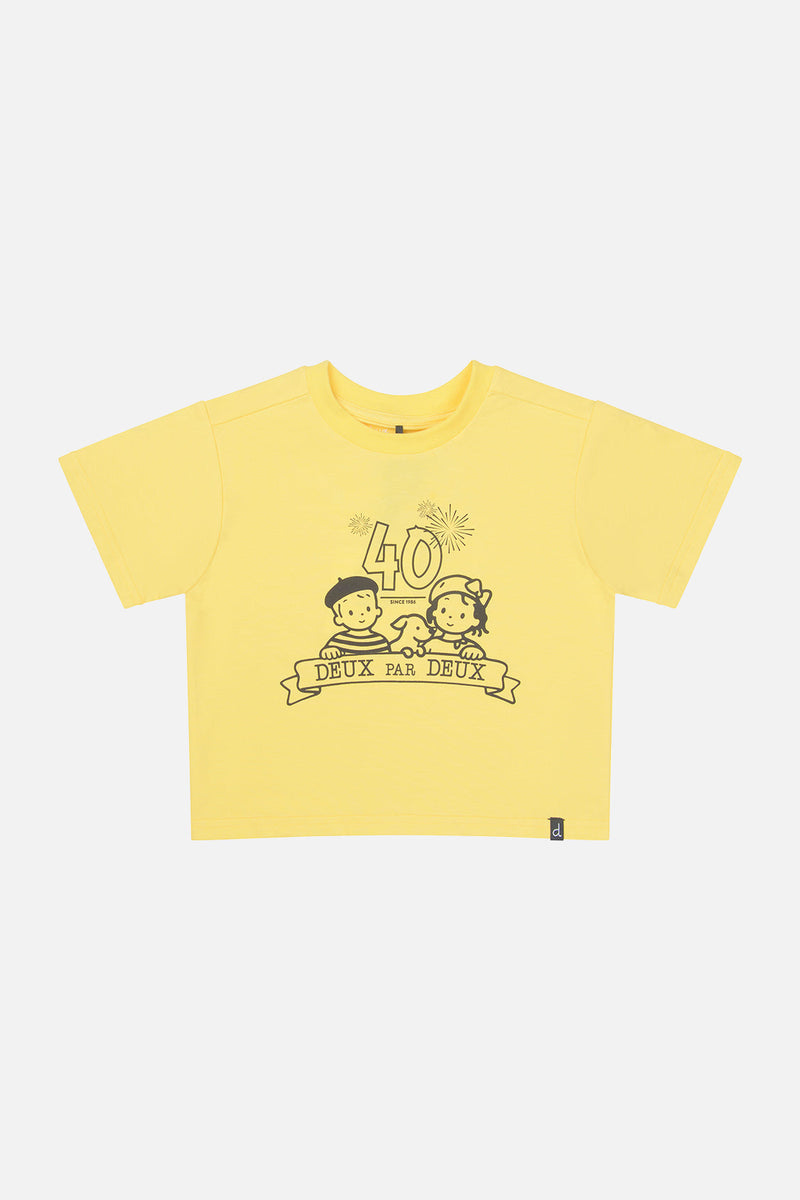 40Th Anniversary Graphic T-Shirt Honey Yellow