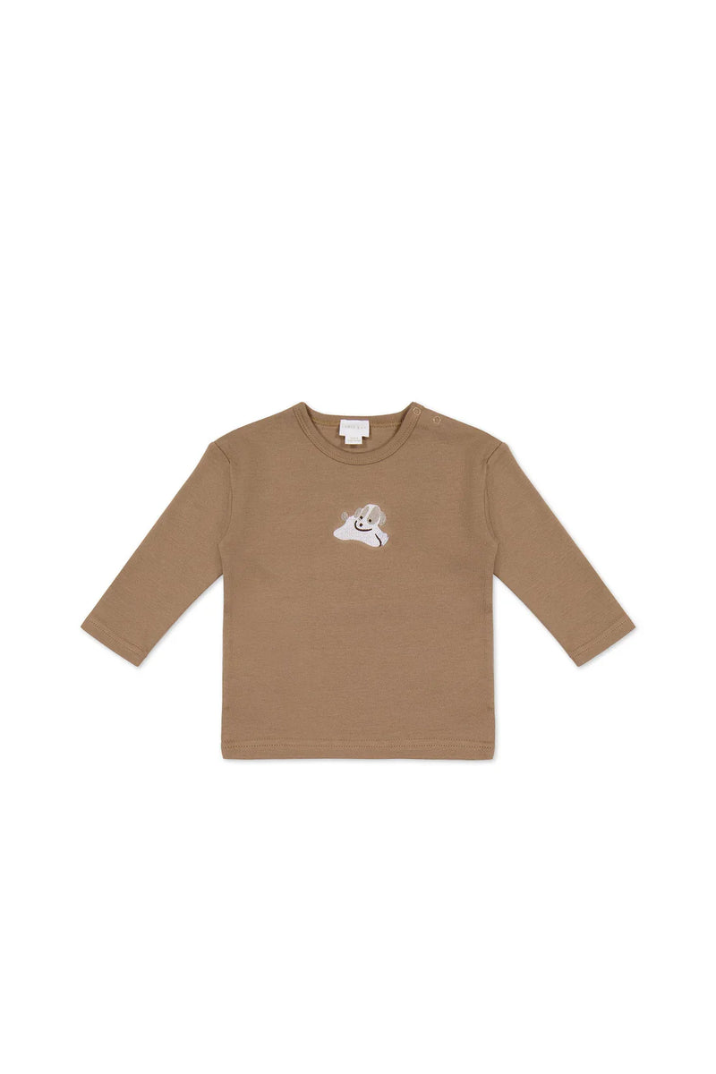Pima Cotton Arnold Long Sleeve | Sasha Puppy Tiger | Jamie Kay
