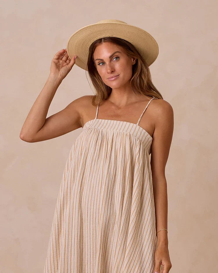 Ladies Malea Dress | Marigold Stripe | Rylee & Cru