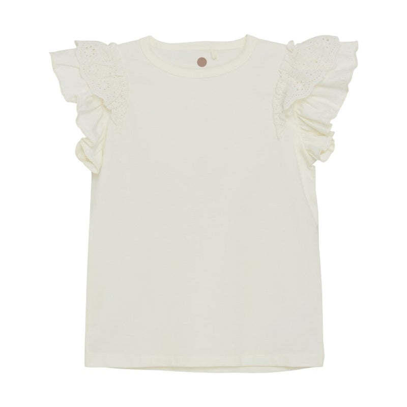 Kid Girl T-shirt SS | Egret | En Fant