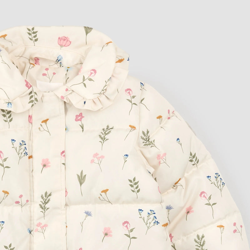 Puffer Jacket | Pressed Florals on Birch | Miles the Label